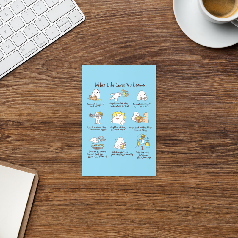 Life Lemons (greeting card)