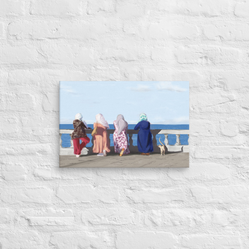 5 Tunisian Ladies (canvas)
