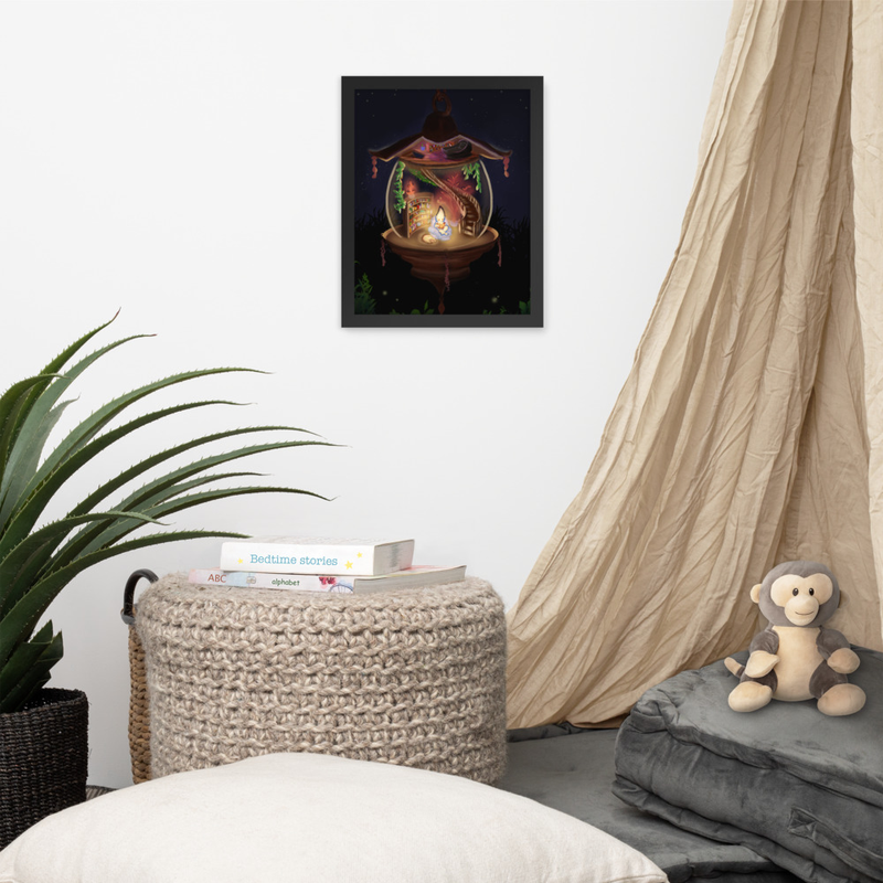 Reading Light (framed print)