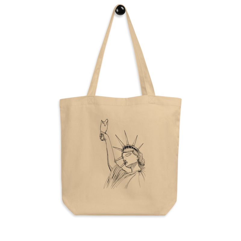 Fierce Lady Liberty (Eco Tote Bag)
