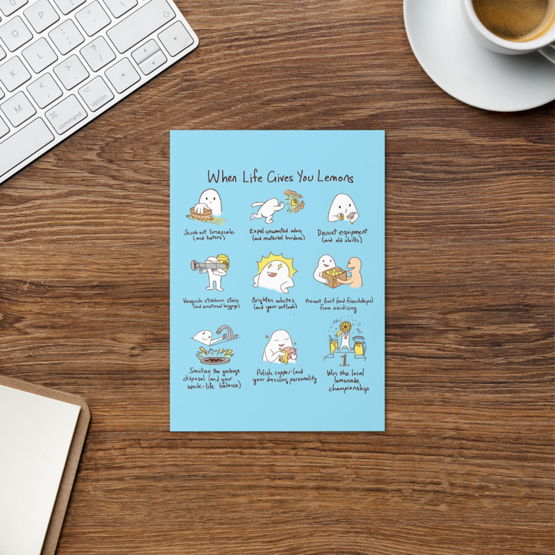 Life Lemons (greeting card)