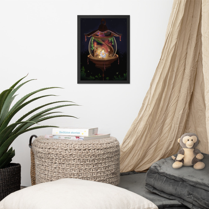 Reading Light (framed print)