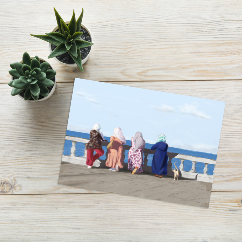 5 Tunisian Ladies (greeting card)