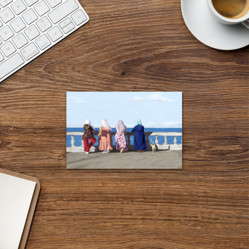 5 Tunisian Ladies (postcard)
