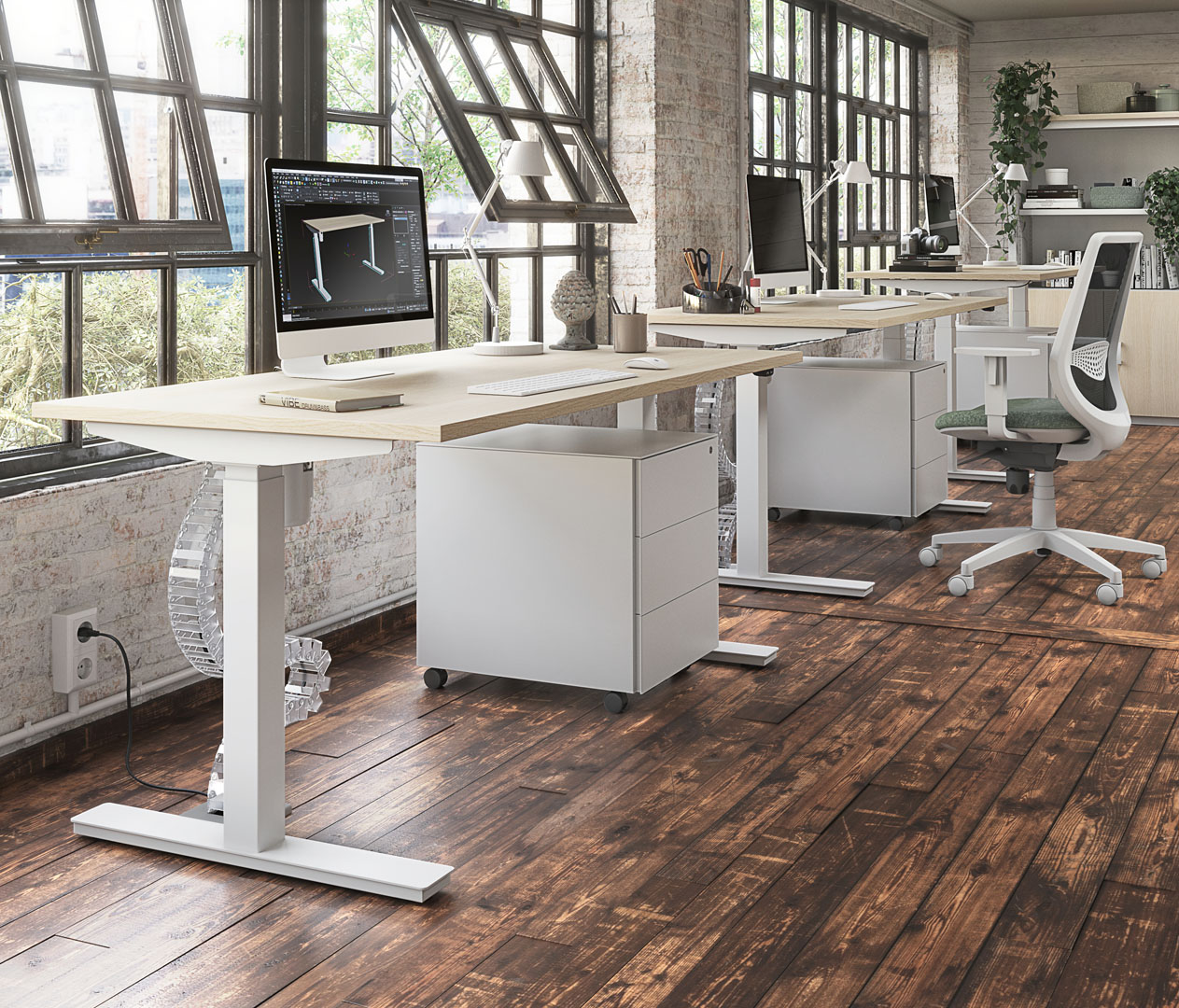 Bureau réglable en hauteur  LEVEL 