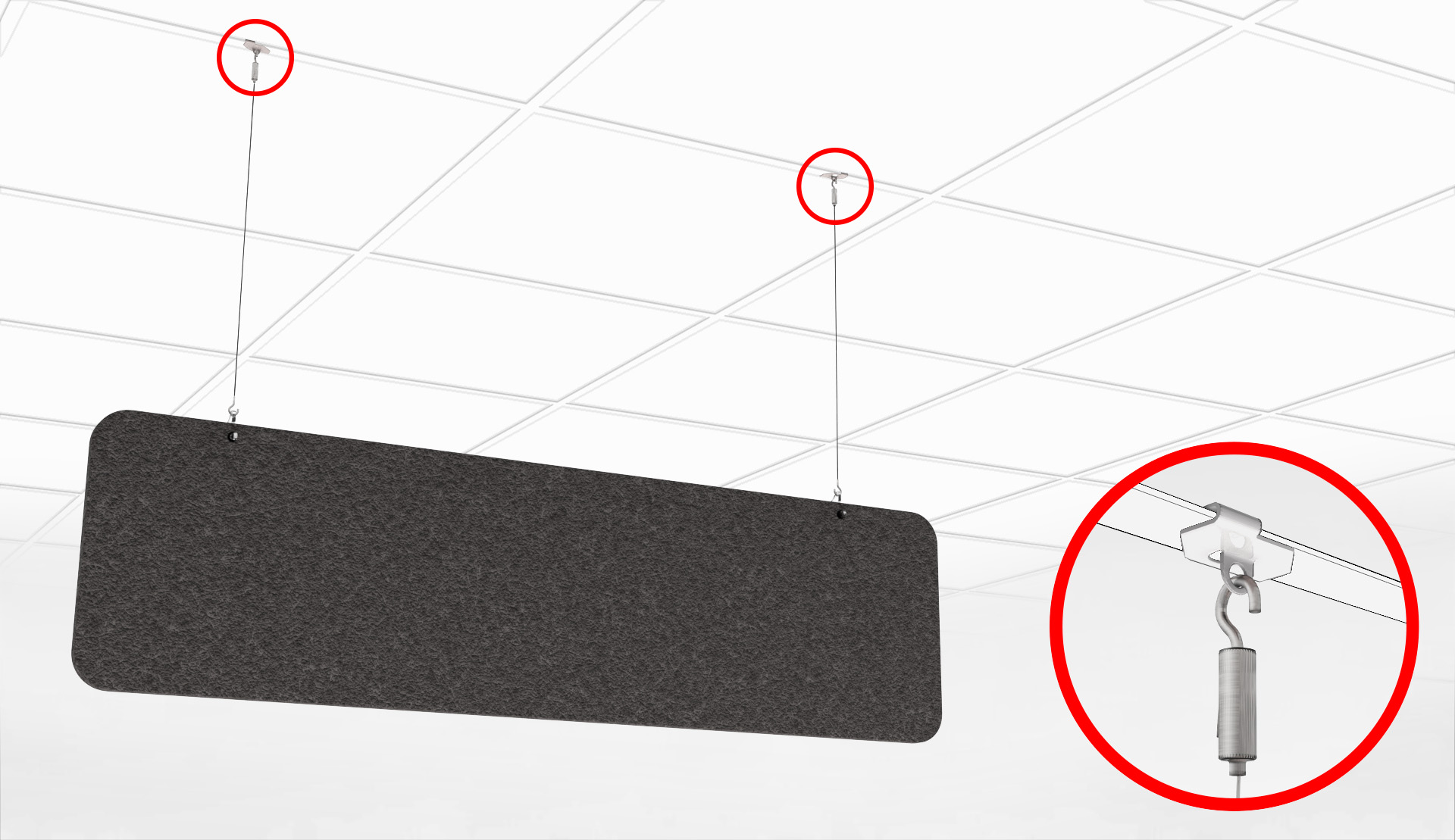 Panneau Acoustique suspendue  MUT 