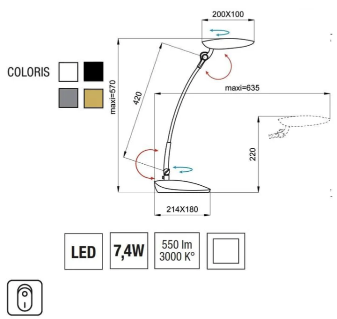 Lampe ChronoCurve Edition