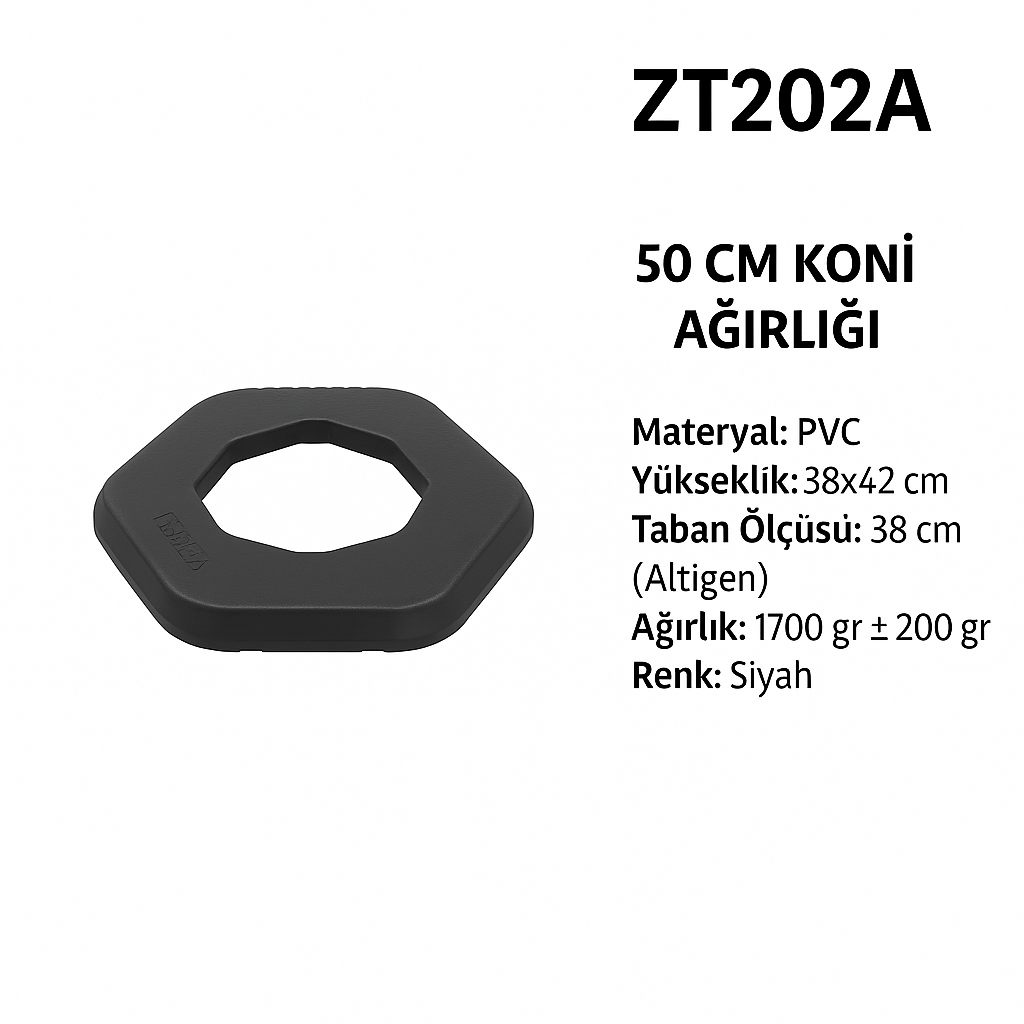  ZT202A – 50 CM Koni Ağırlığı 