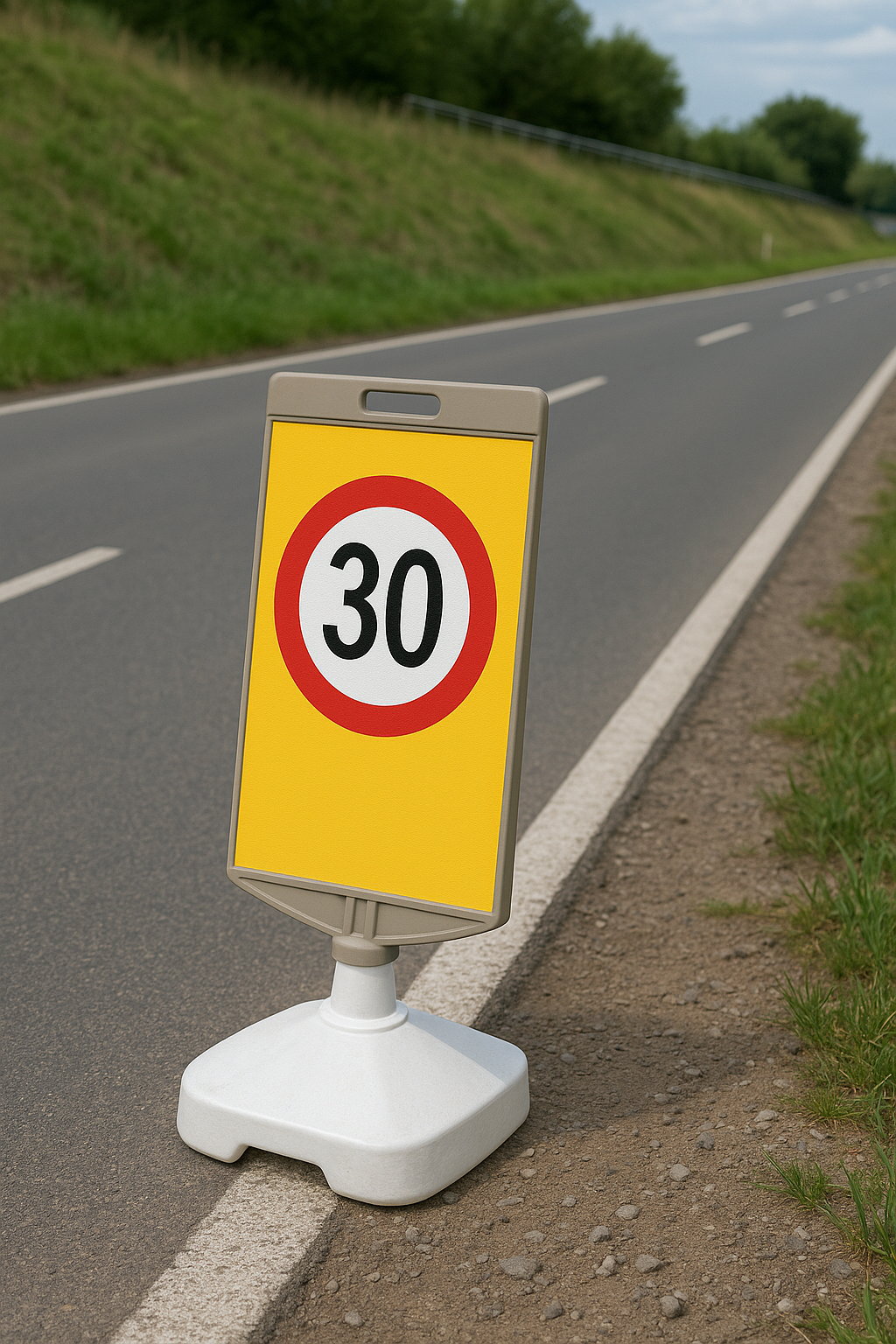 ZT350 – Azami Hız 30 km/Dikdörtgen Uyarı Levhası