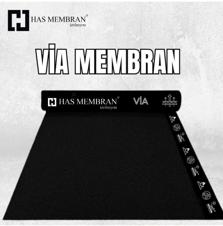 HasMembran VIA Su Yalıtım Membranı(52 KG 10m²)