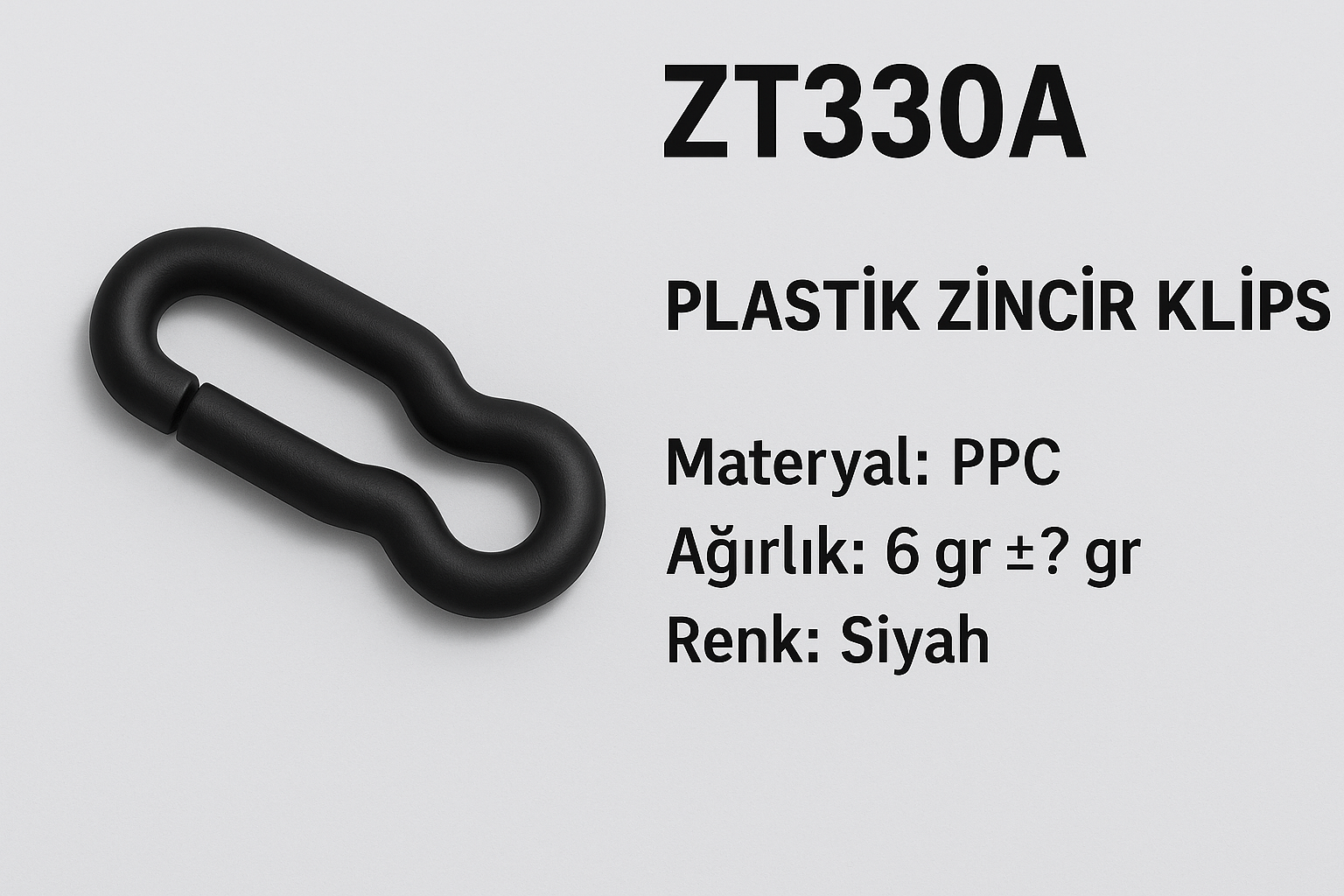 ZT330A – Plastik Zincir Klipsi