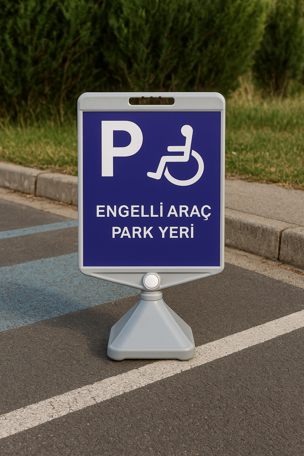 ZT358 – Engelli Araç Park Yeri/Dikdörtgen Uyarı Levhası