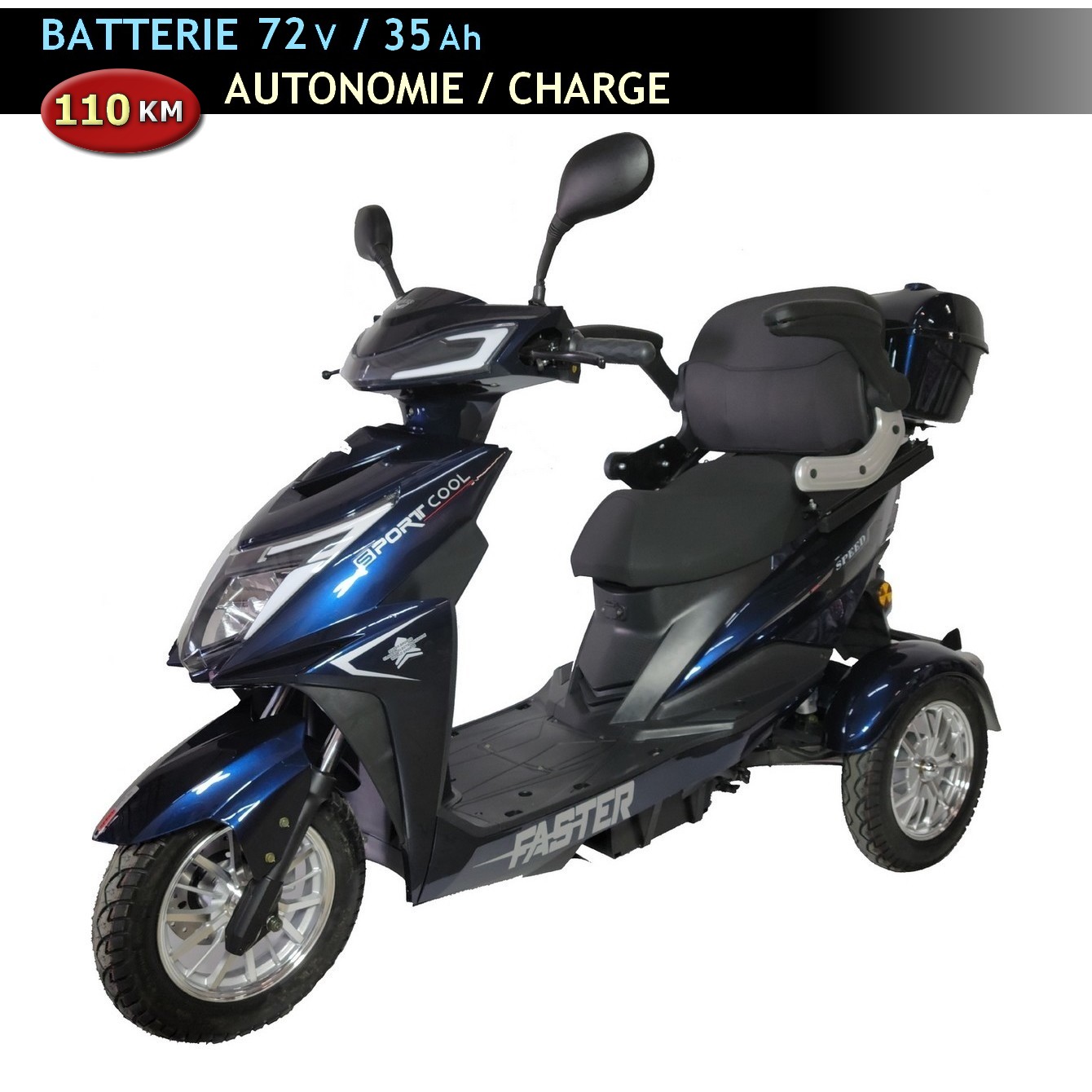 T2 Faster 3 Wheel Mobility