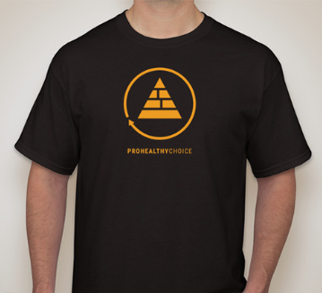 ProHealthy Choice Black T-Shirt