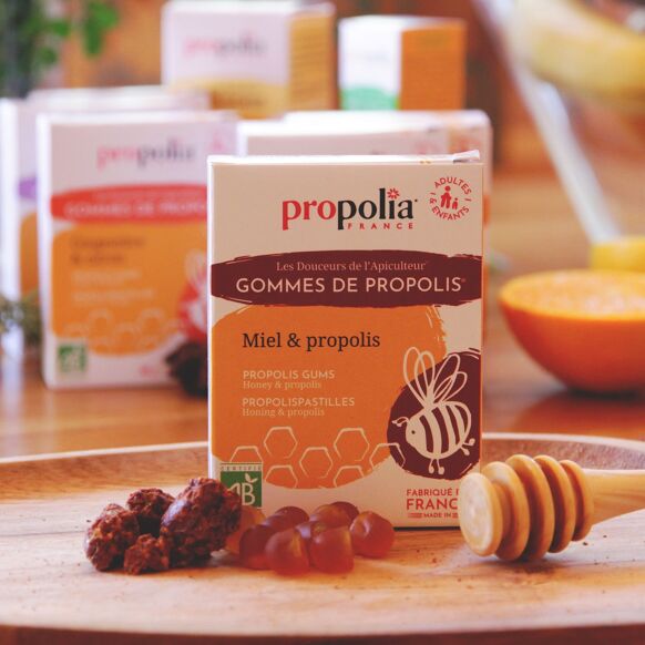 Gommes de Propolis au Miel