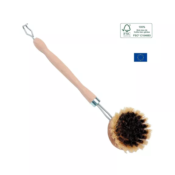 Brosse Vaisselle Fibre/Laiton