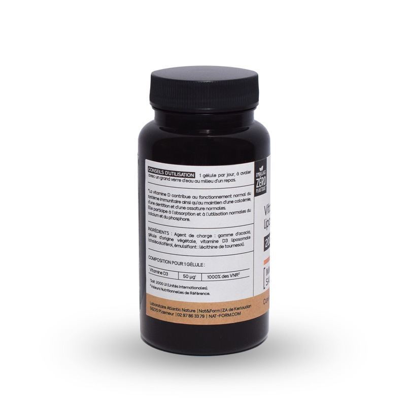 Vitamine D3 Liposomale - Immunité & Santé Osseuse
