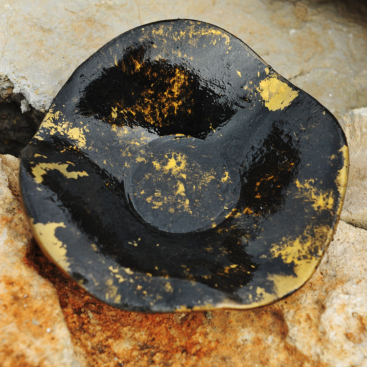 Vide-Poche Black & Gold