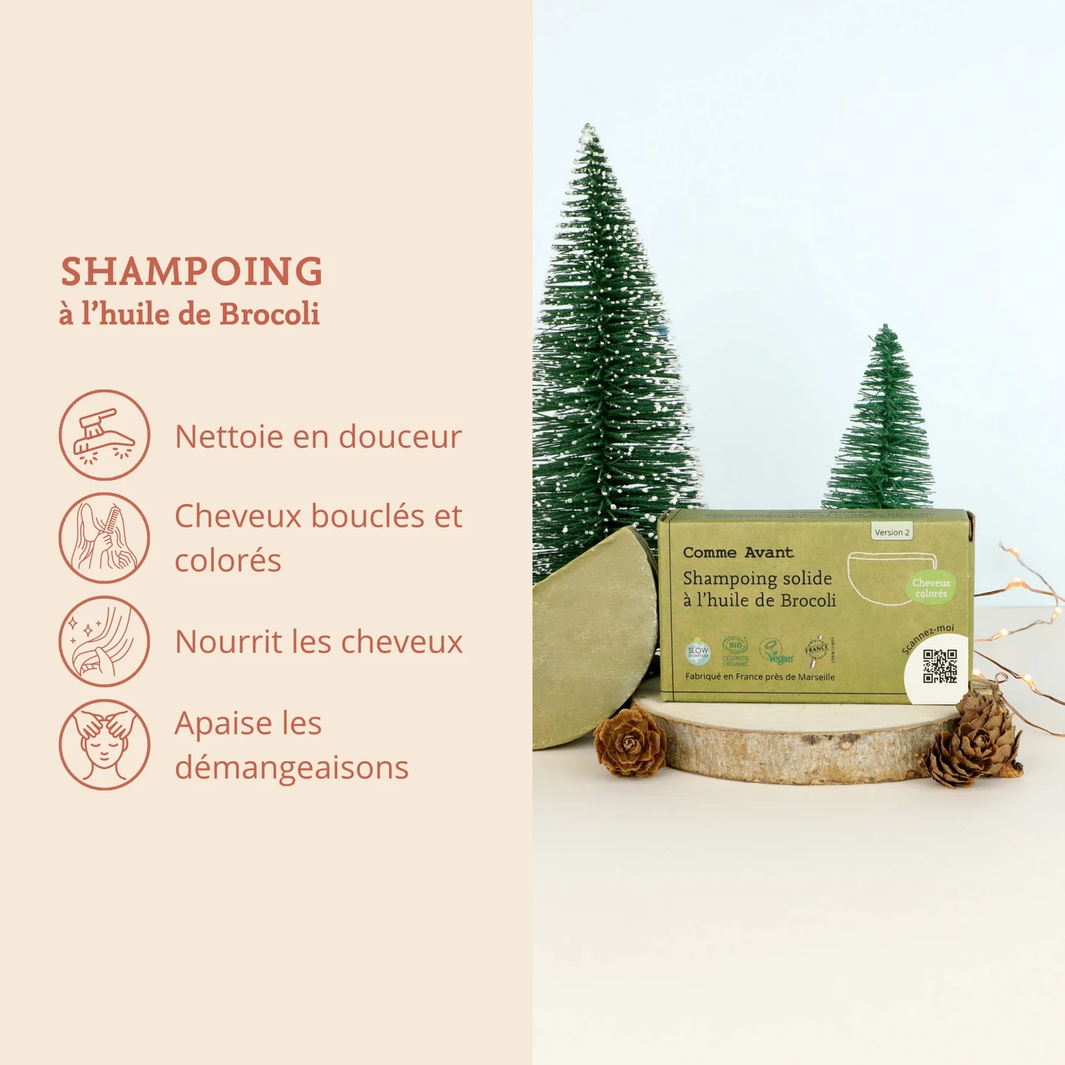 Shampoing Solide au Brocoli