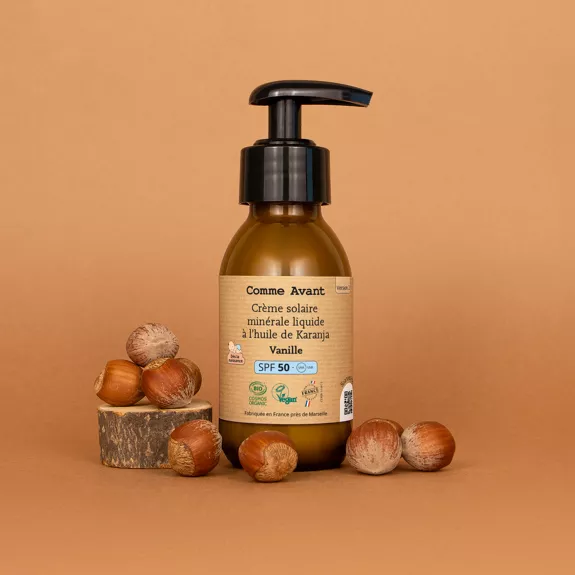 Crème Solaire Liquide SPF50 - Vanille