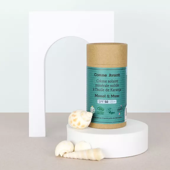 Crème Solaire Solide SPF50 - Monoï & Musc