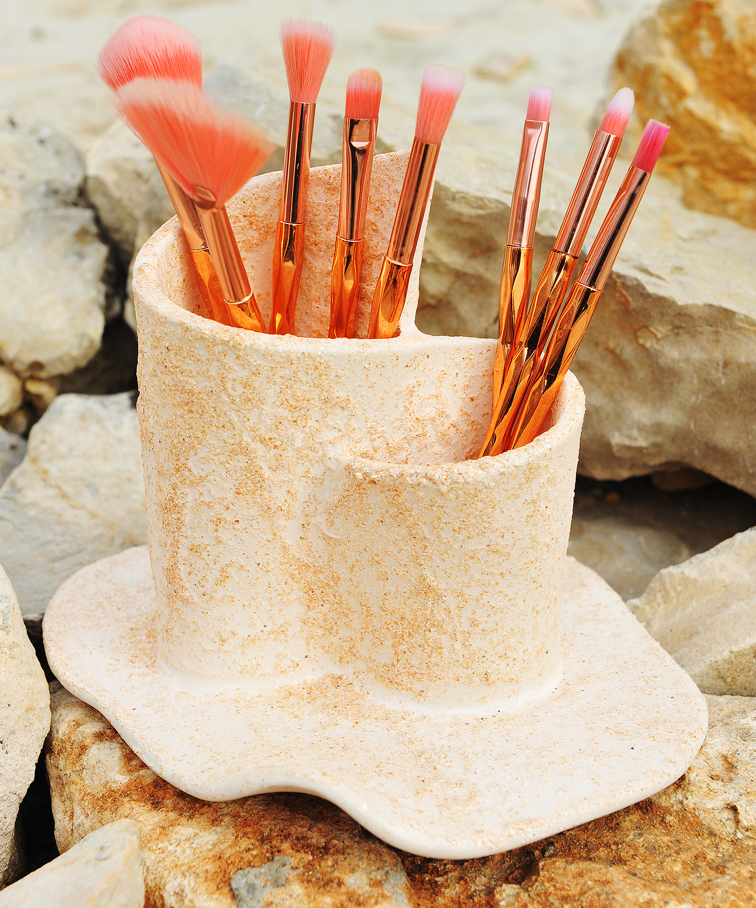 Porte-Pinceaux Texturé