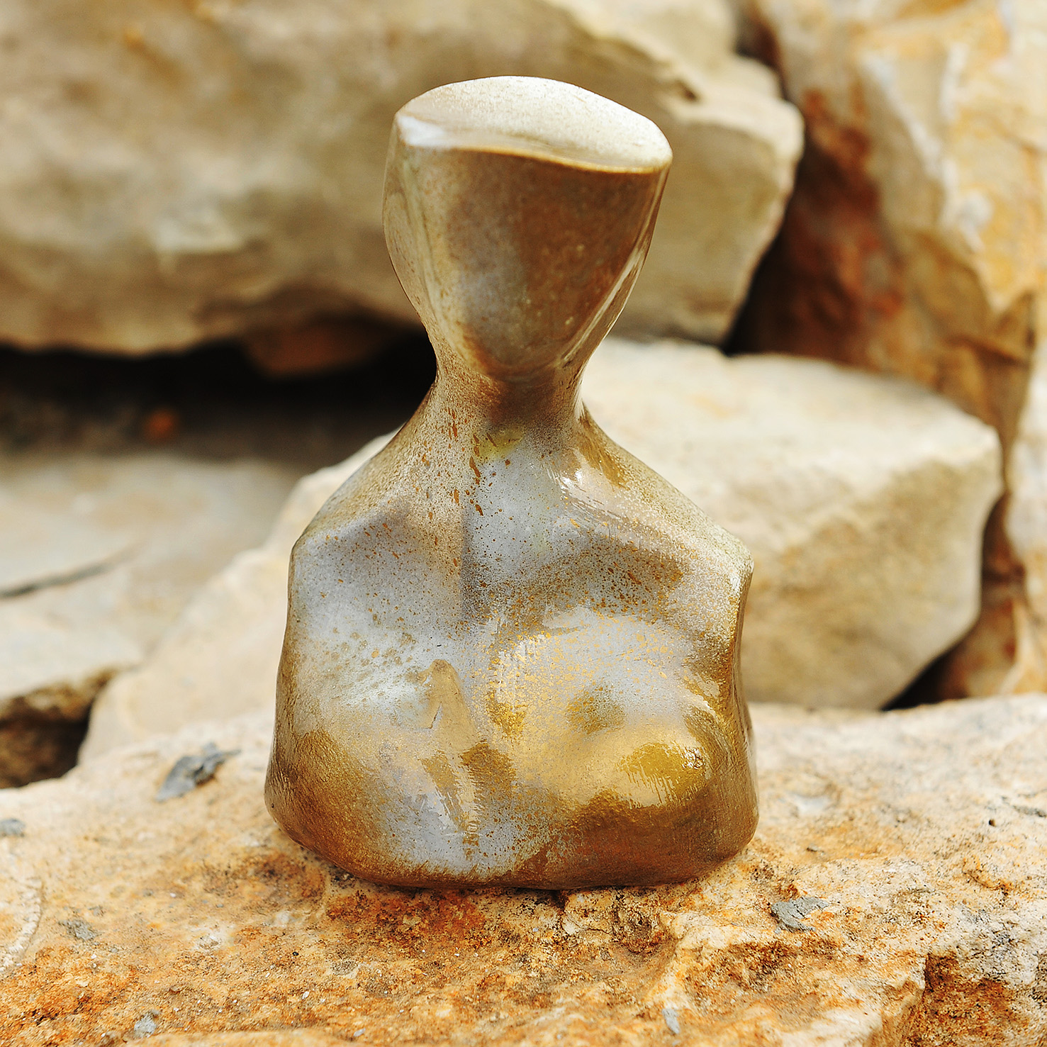 Buste de femme White & Gold