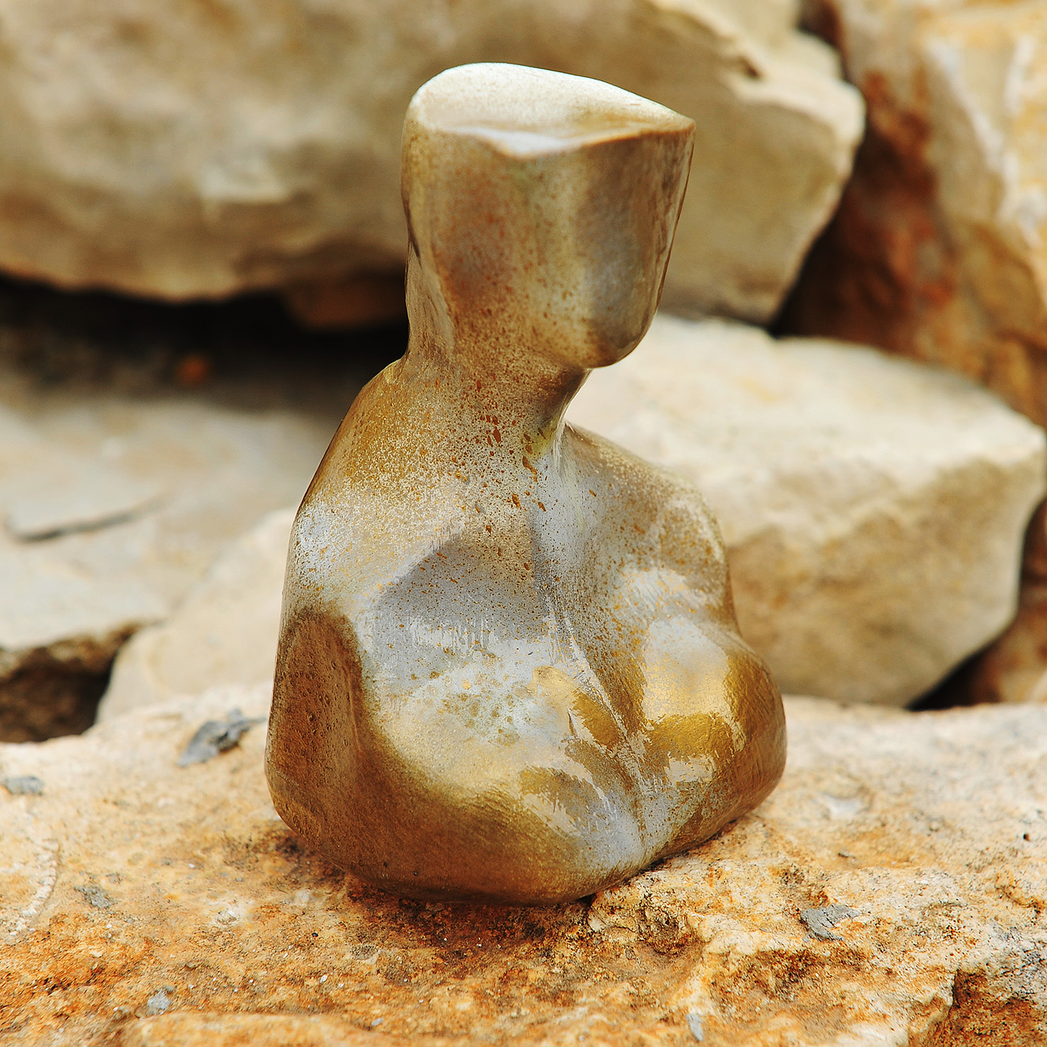 Buste de femme White & Gold