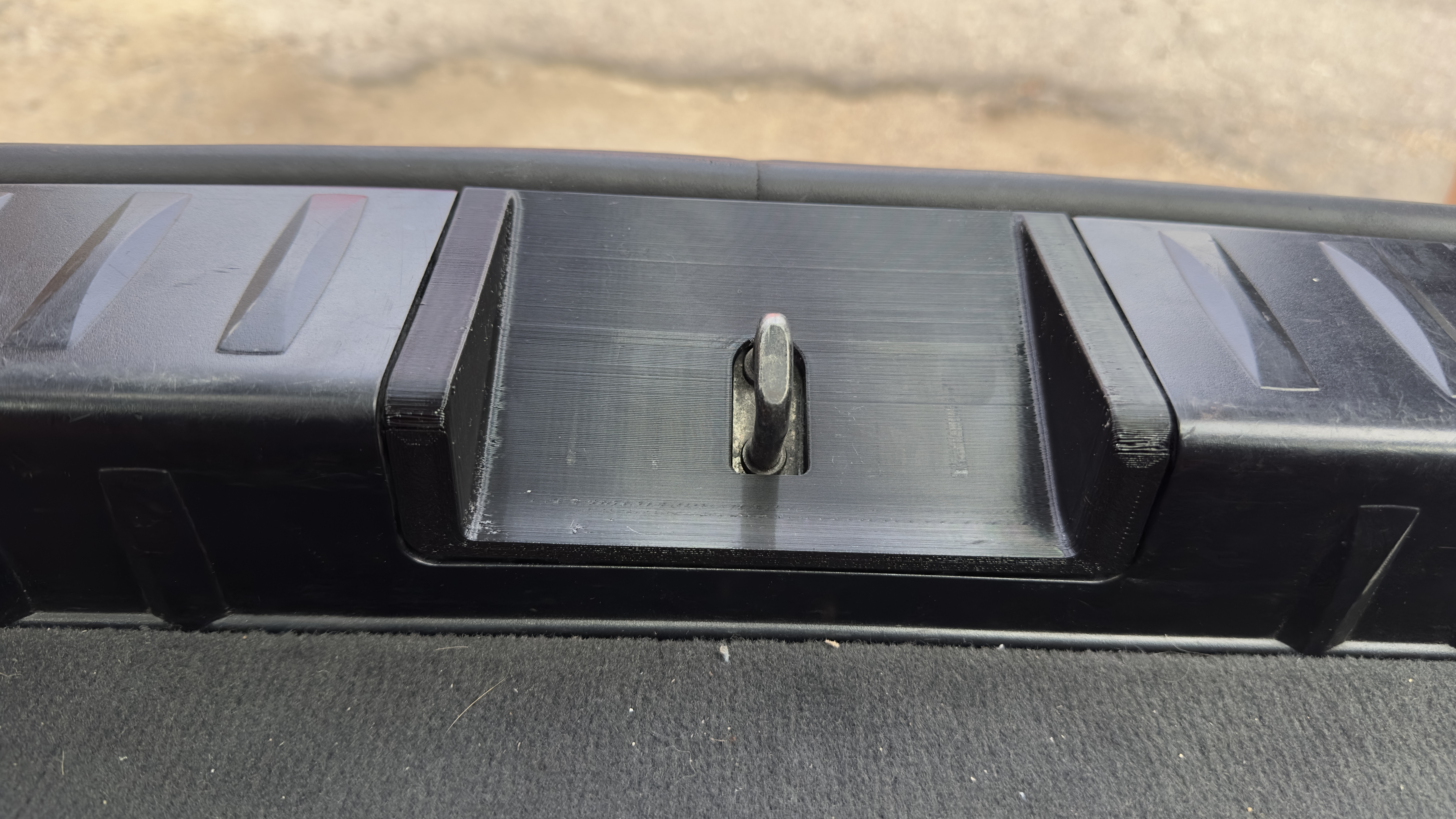 BMW E91 Trunk Latch Trim STL