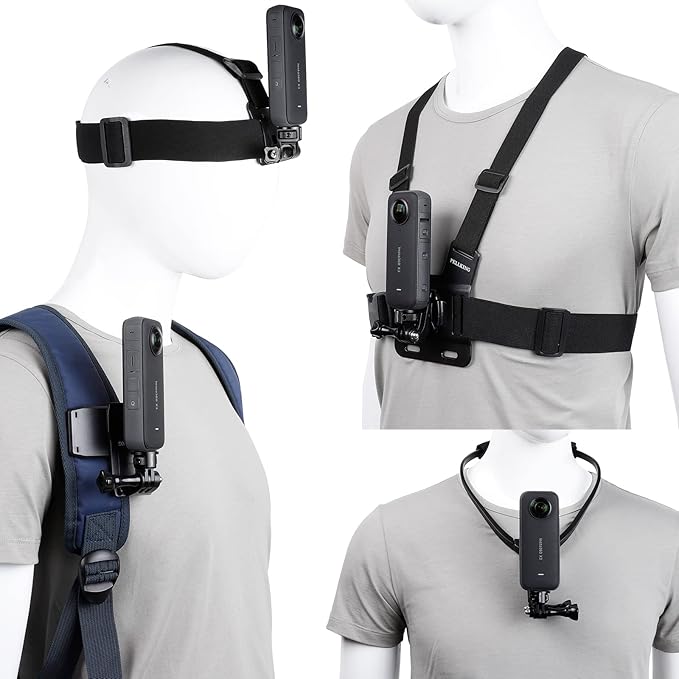  Capture Stunning POV Footage with the PellKing Neck Mount Holder for Insta360 X4