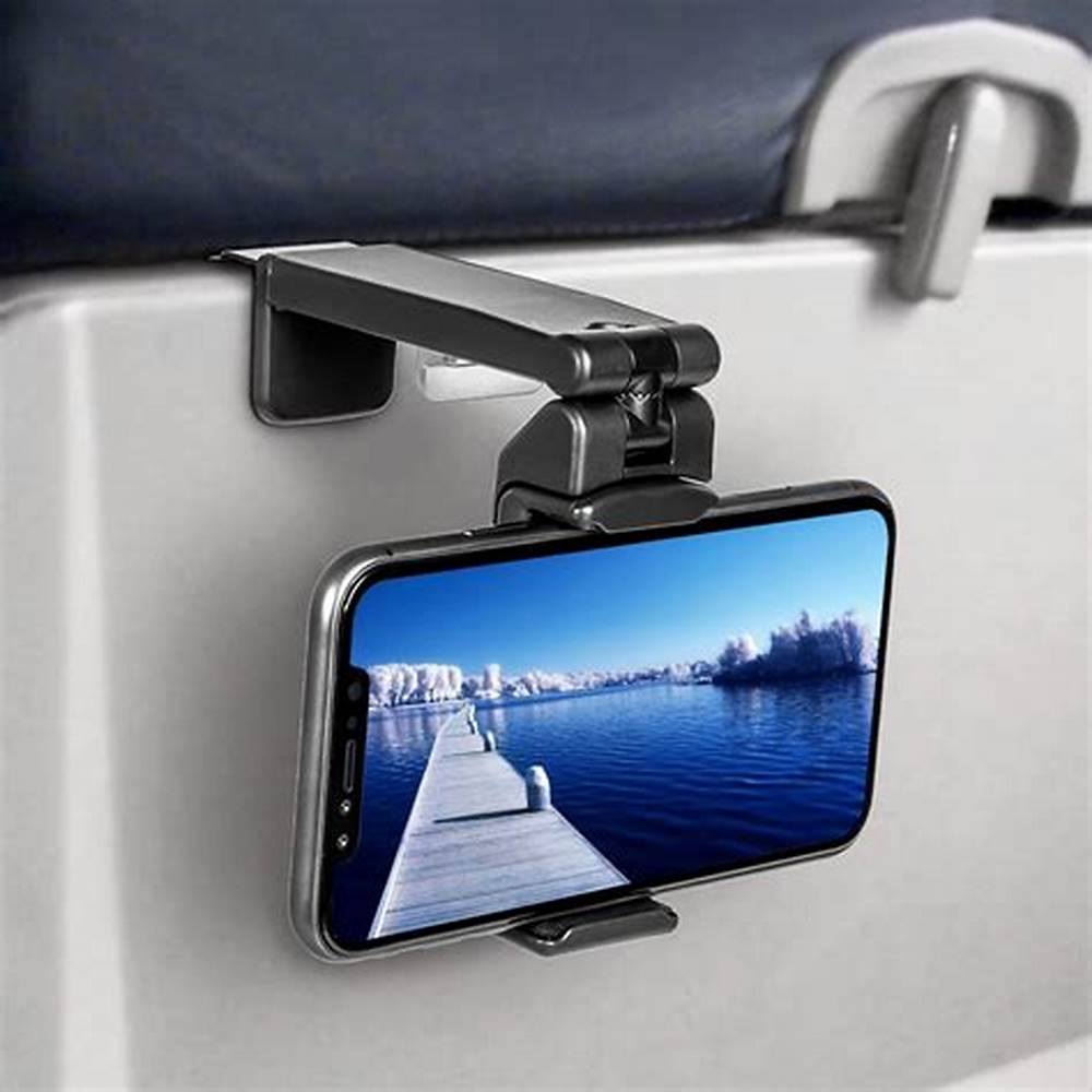 Must-Have Airplane Travel Accessory: Perilogics Universal Phone Holder for Hands-Free Comfort