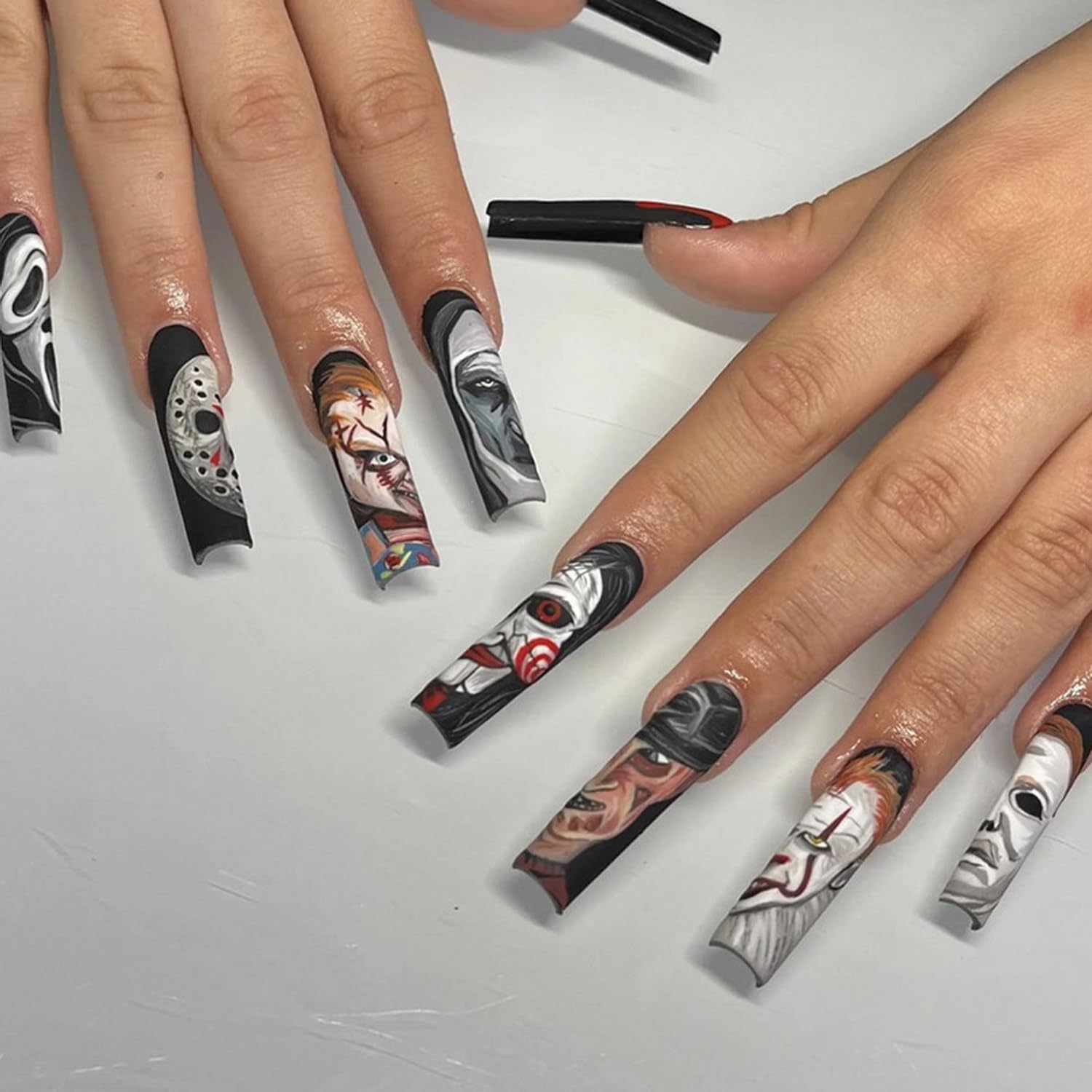 Spooktacular Halloween Press-On Nails