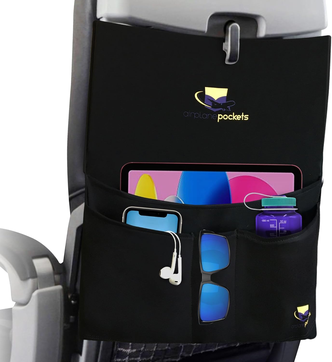 Stay Organized and Clean with the Airplane Pockets Tray Table Cover