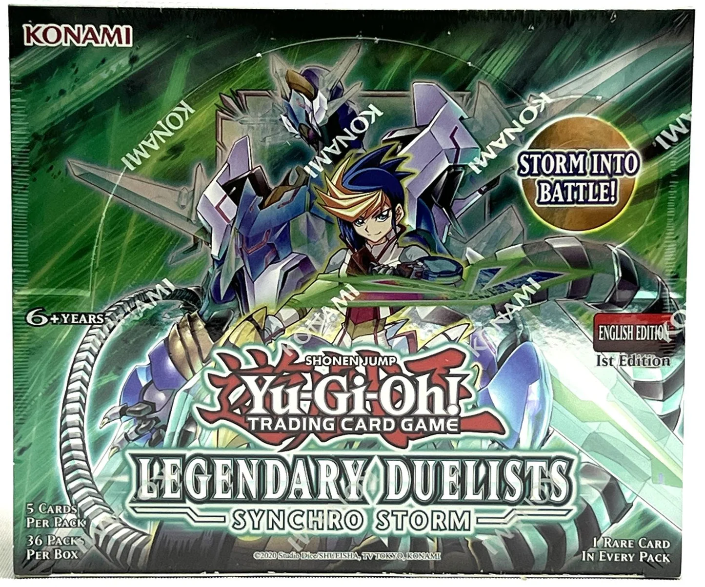 Yugioh 1st Edition Synchro Storm Booster Box