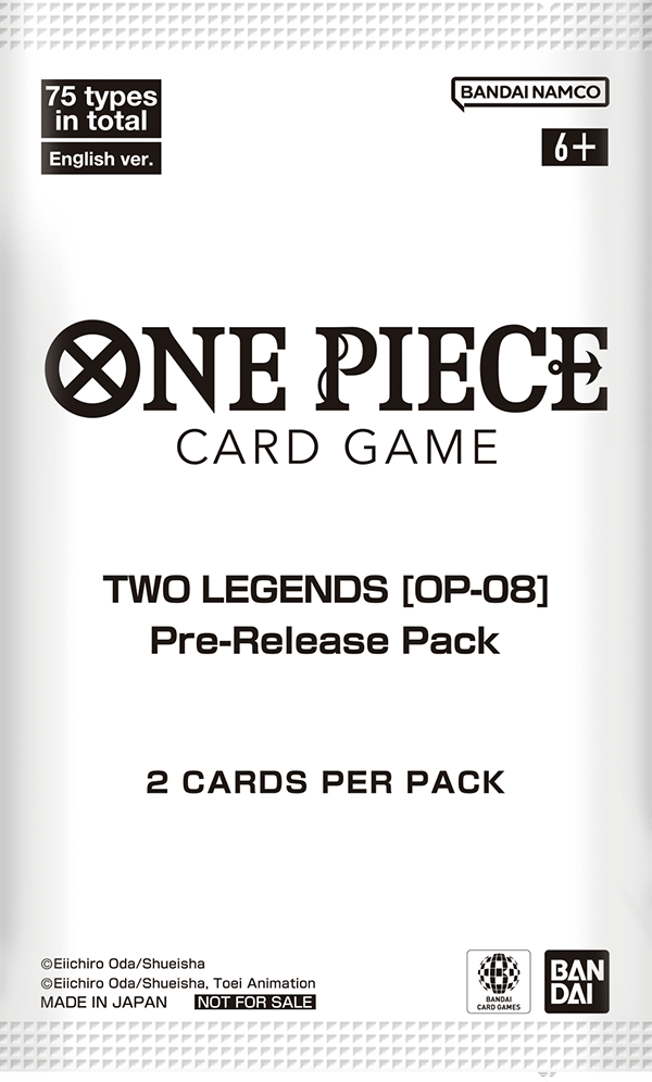 10x One Piece Two Legends (OP08) Pre-Release Packs