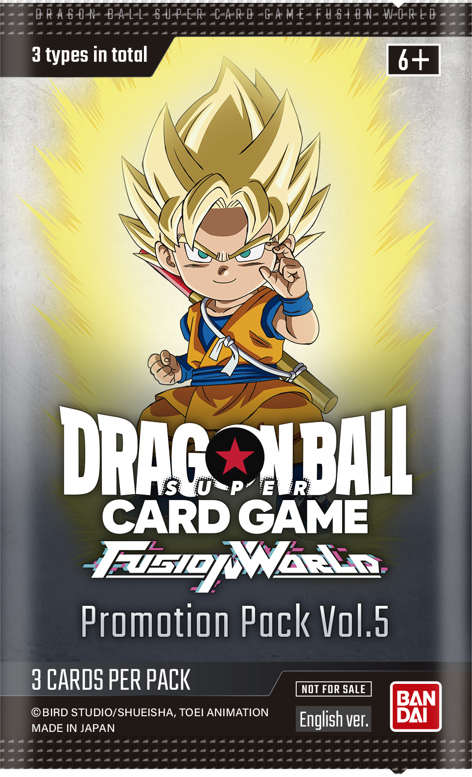5x Dragonball Fusion World Promotion Pack Vol. 5