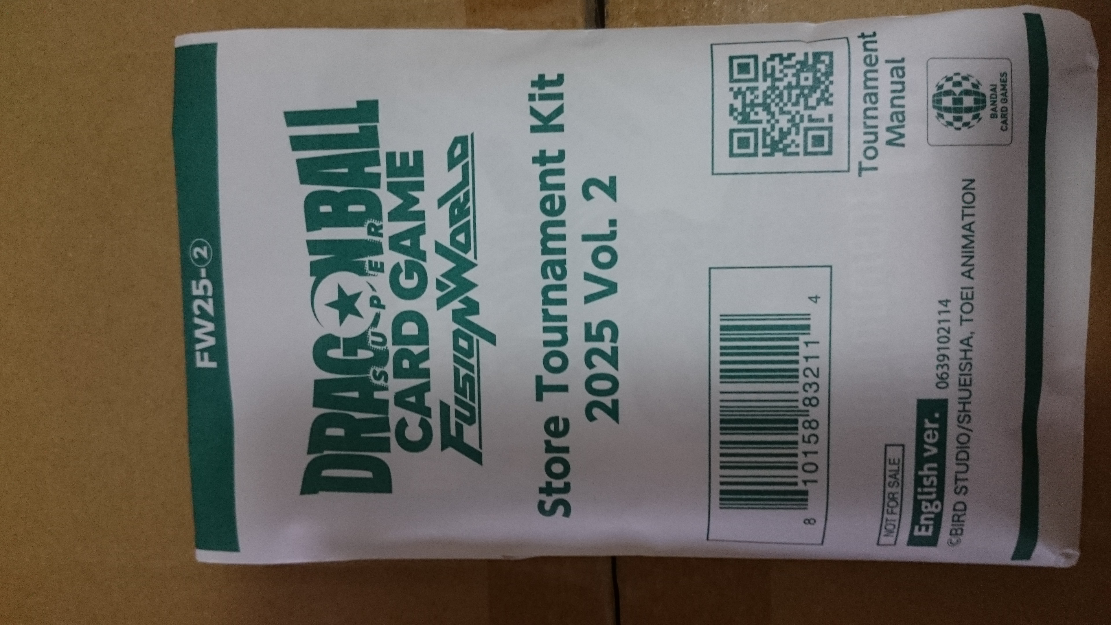 Dragonball Fusion World Store Tournament Kit 2025 Vol. 2