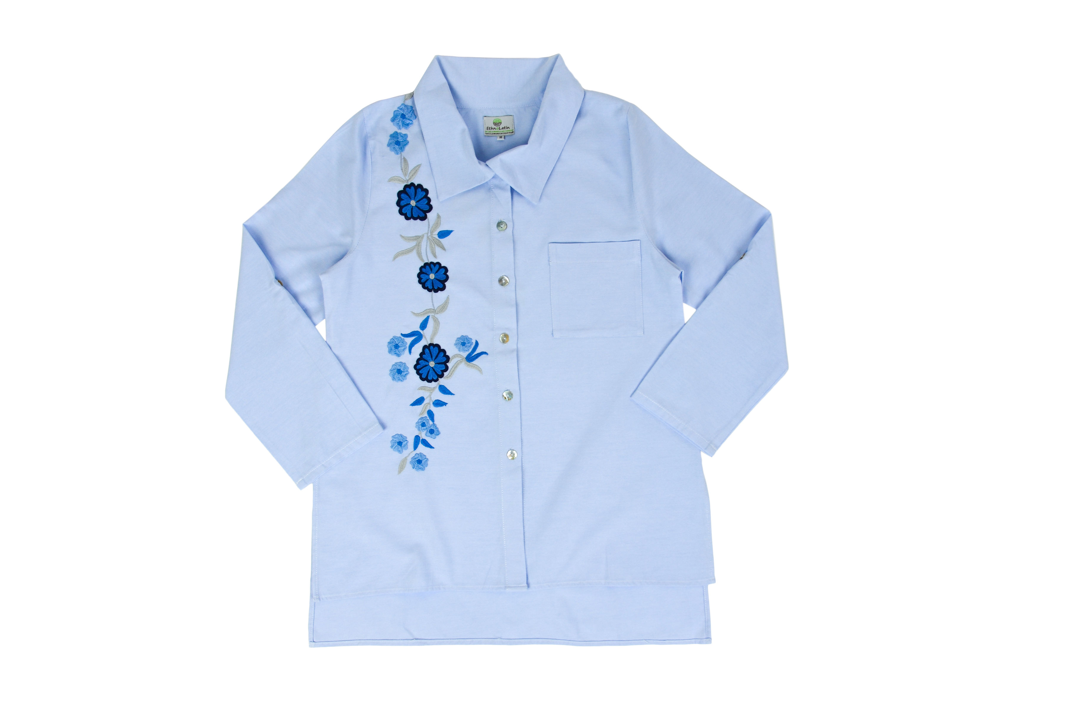 Tunique femme - Modèle Chimbo bleue