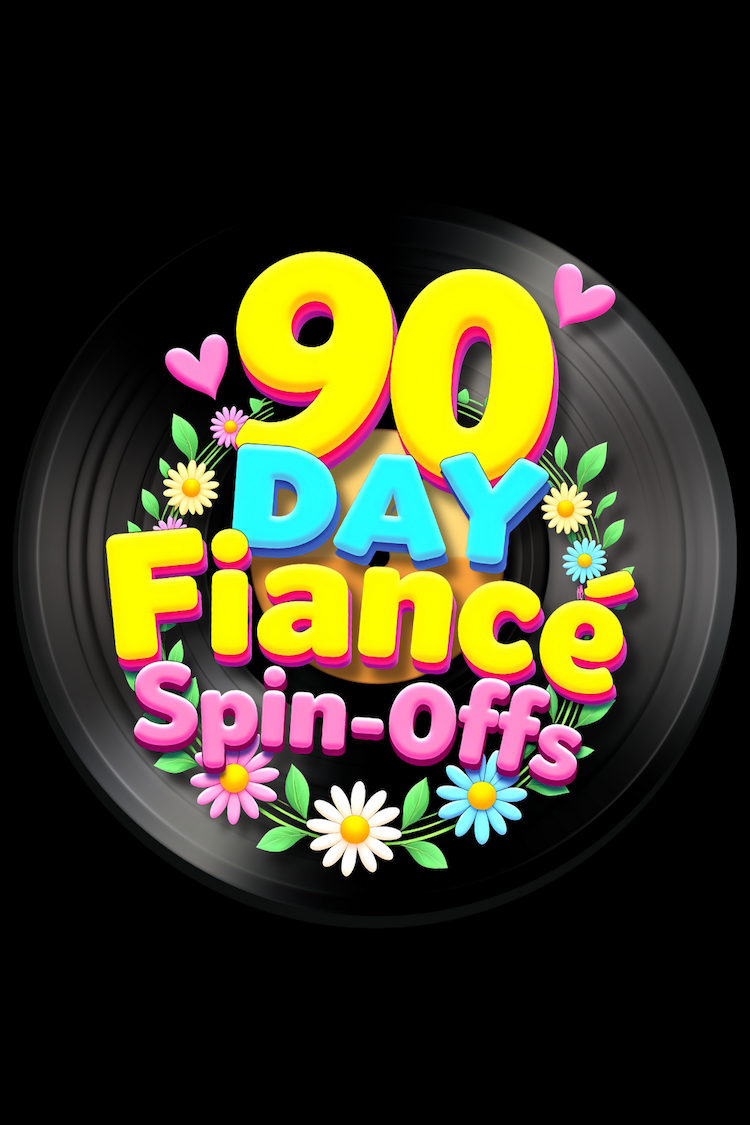90 Day Fiancé Spin-Offs Vinyl Record Flower Design