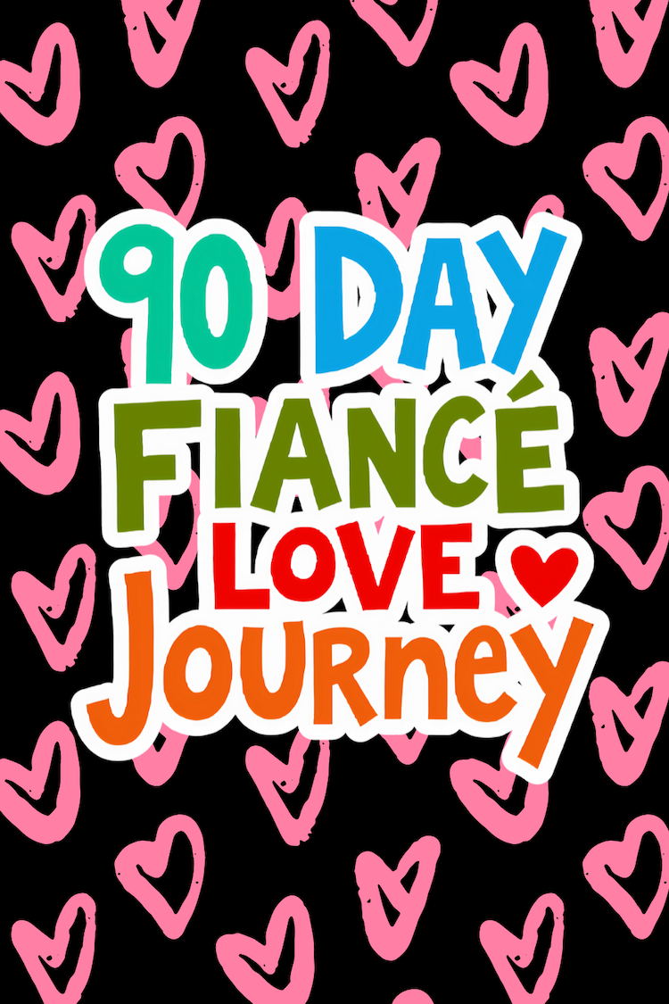 90 Day Fiancé Love Journey Colorful Heart Couple