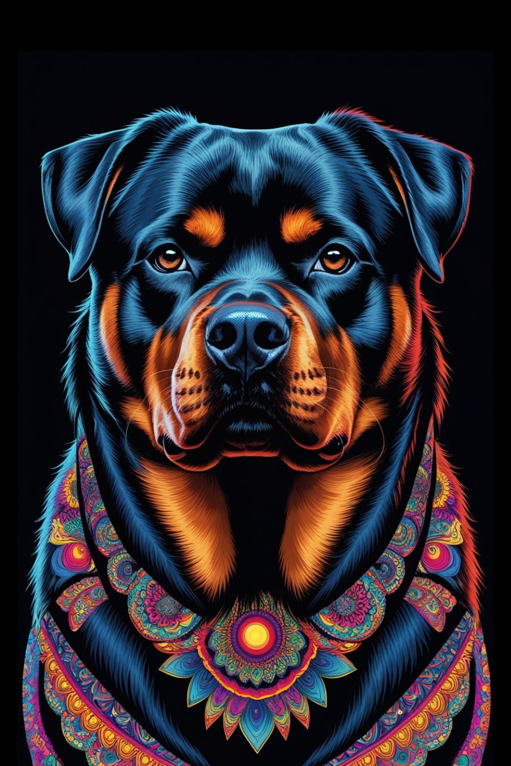 Vibrant Rottweiler