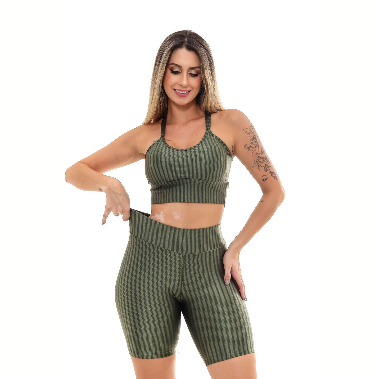 Conjunto Bermudas 3D