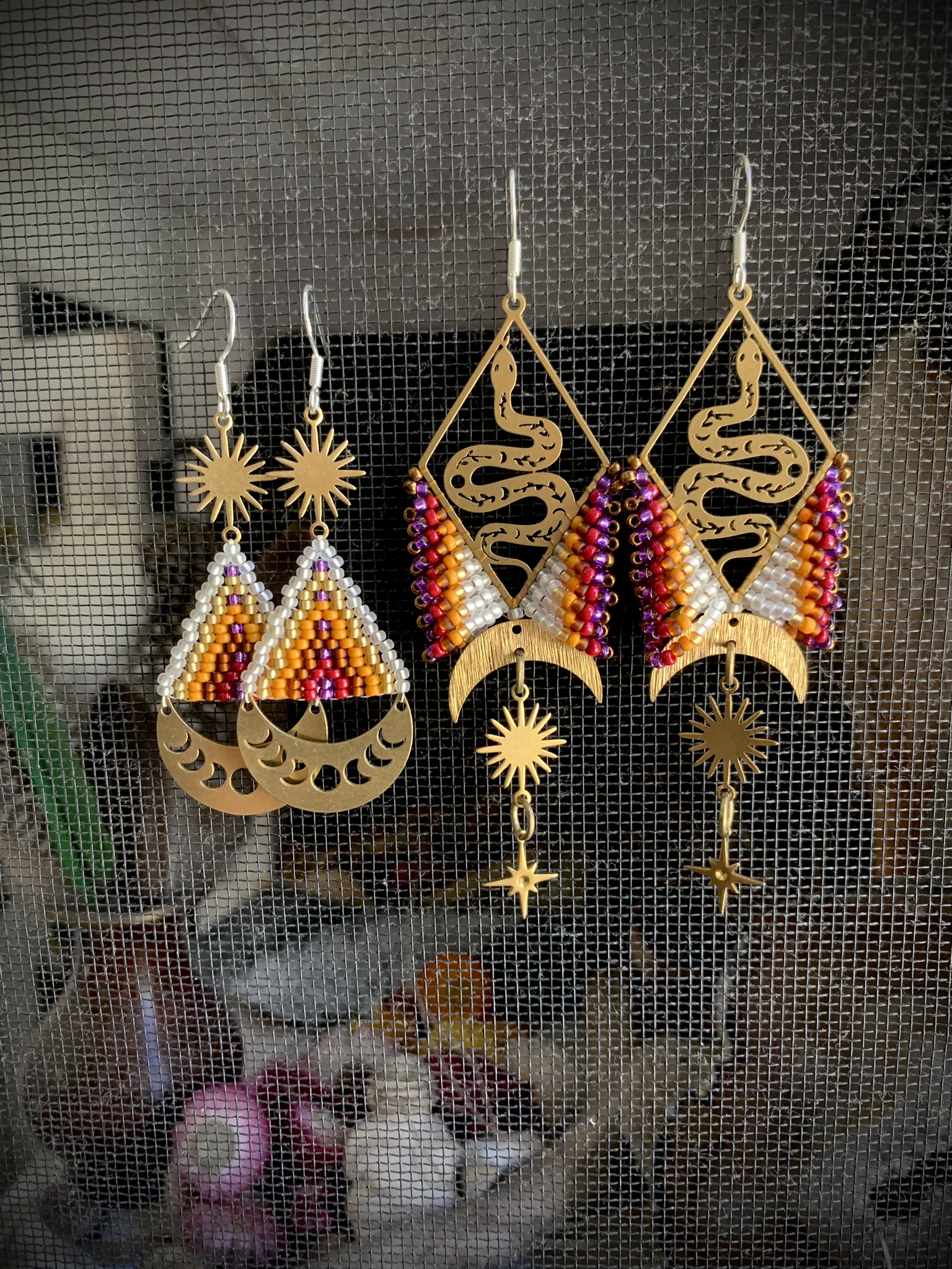 Snake Set- Mother Daughter Earrings