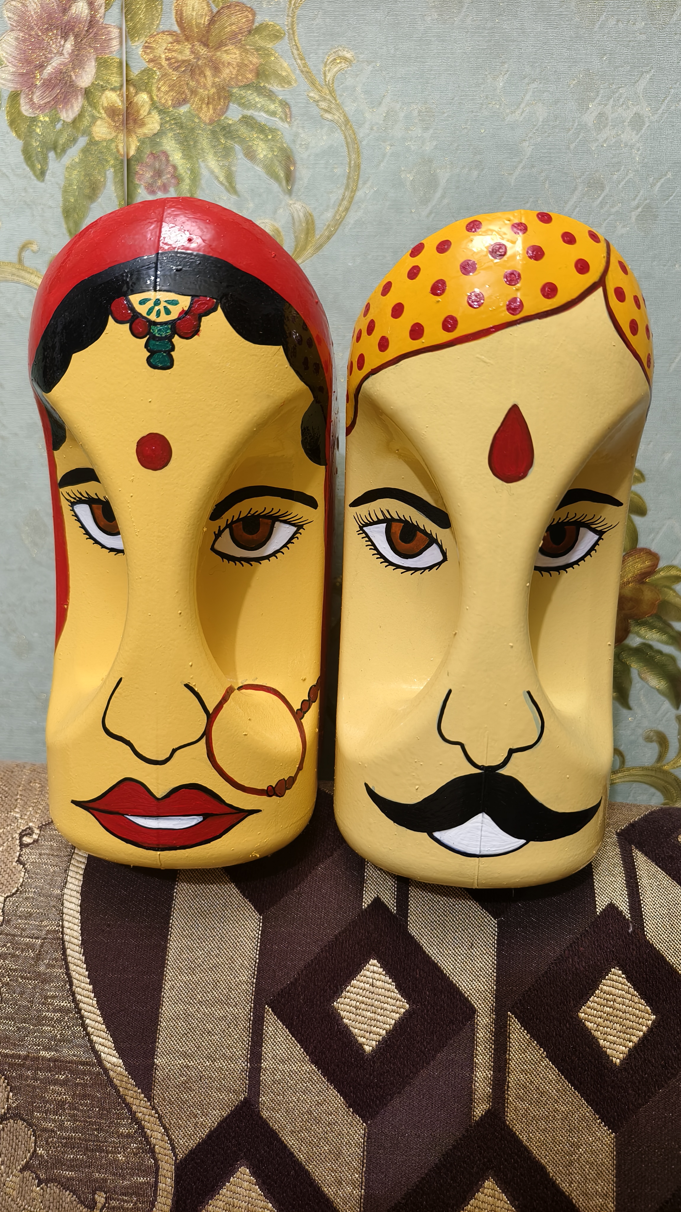 Rajasthani Couple Planter