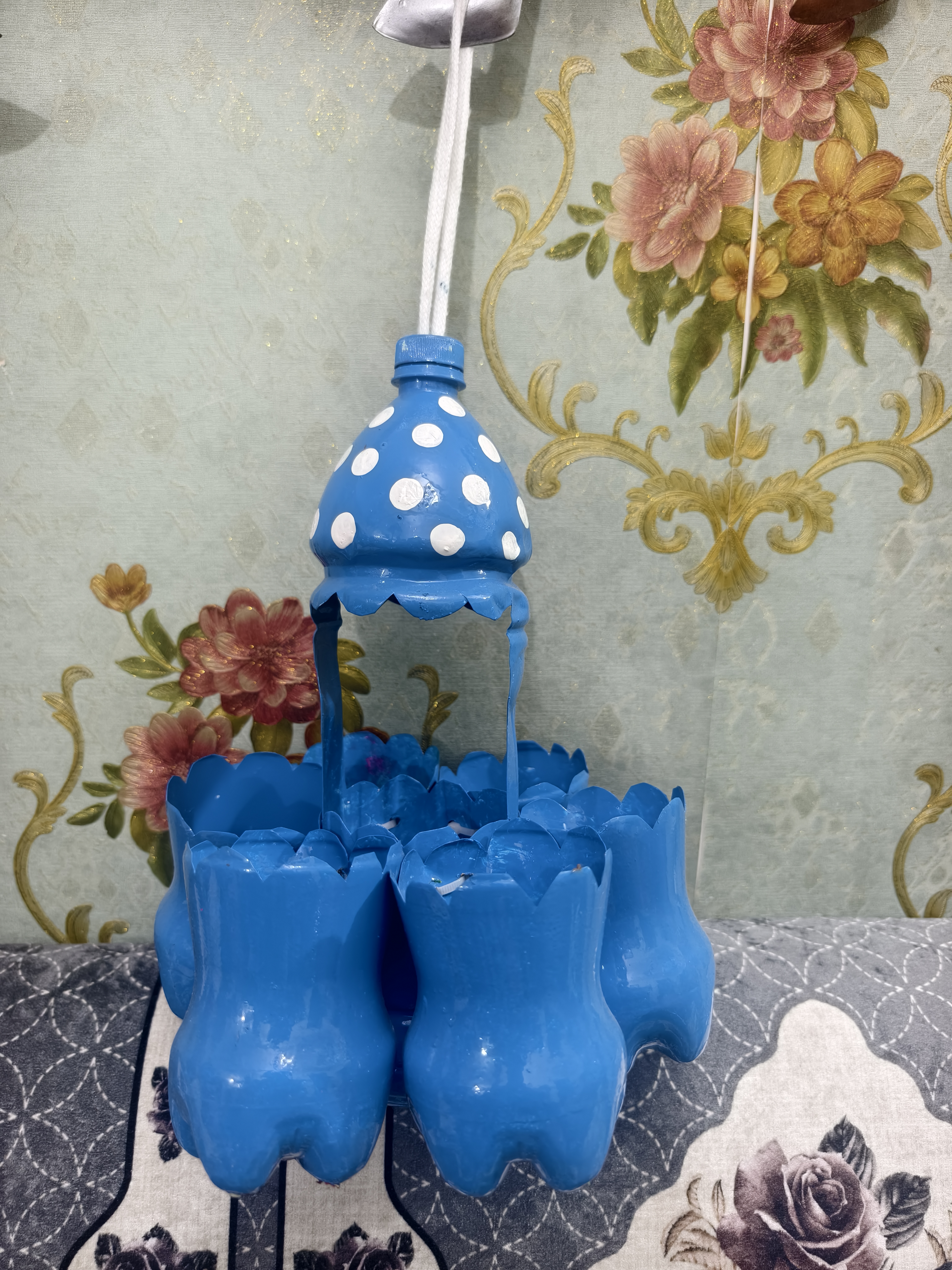 7 Bottle Hanging DIY