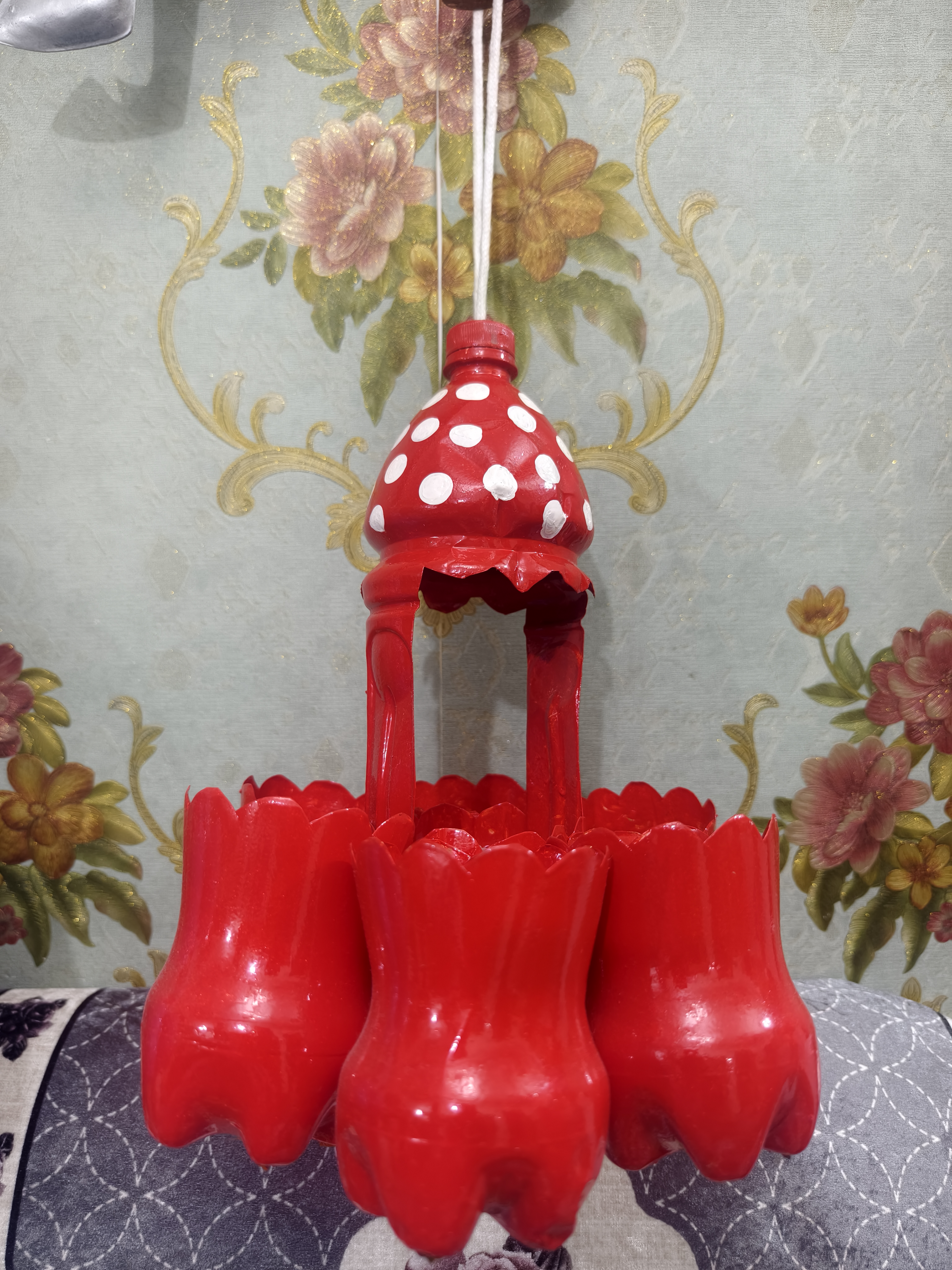 7 Bottle Hanging DIY