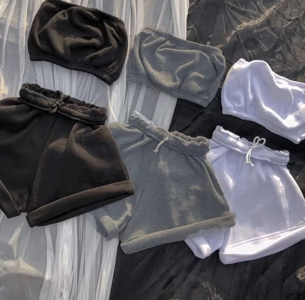 Tube Top & Shorts Set