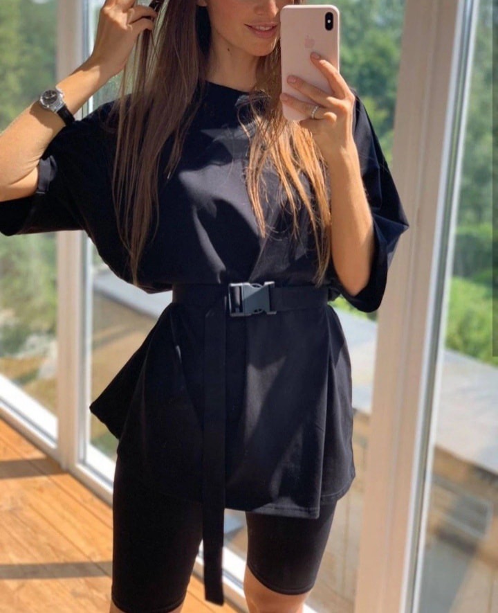 Oversized T-shirt & Shorts Set