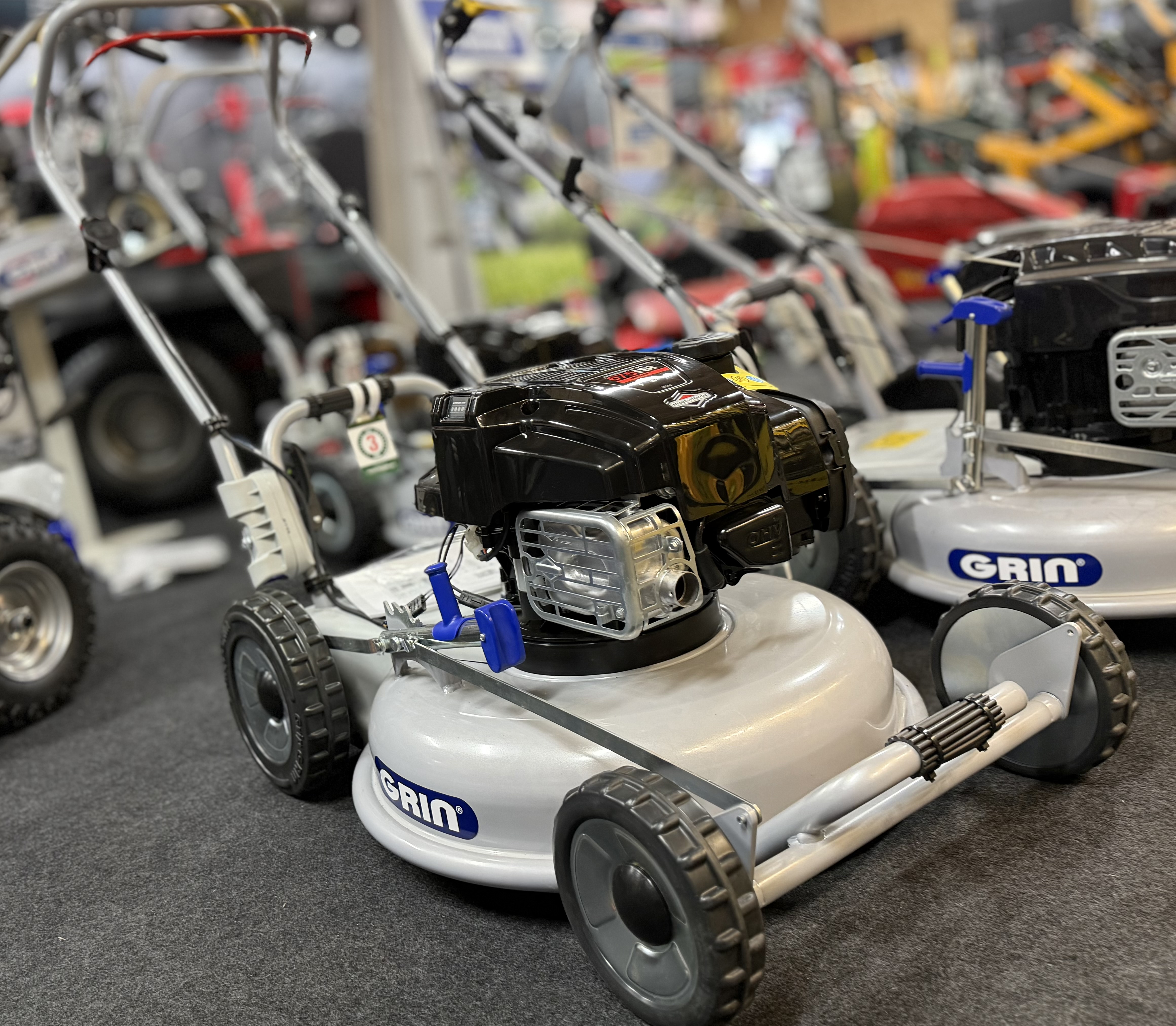 GRIN HM46A IS Aangedreven Benzinemaaier Grasmaaier Elektrische Start