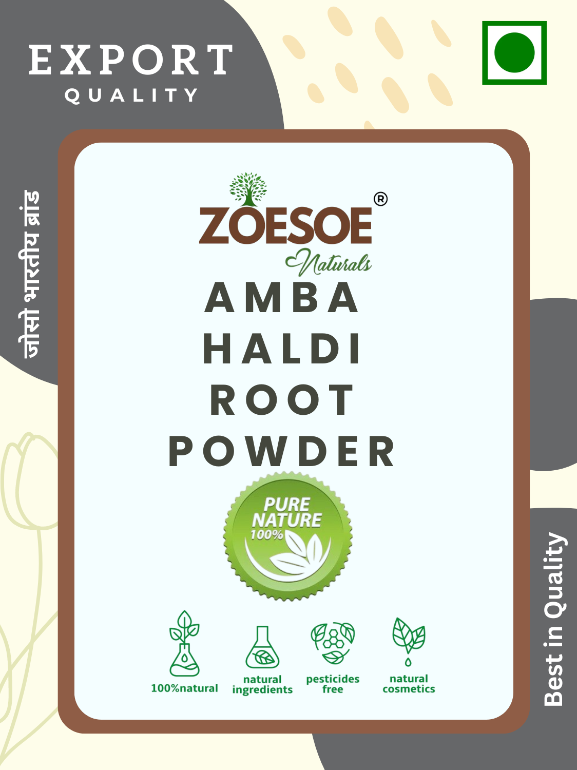 AMBA HALDI ROOT POWDER - 50g